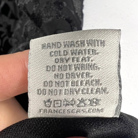 Vintage Francesca's Velvet Burnout Halter Top Damask Goth Vamp Witchy Punk Y2K M - Picture 10 of 12